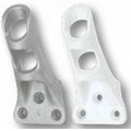 White WB Aluminum Flagpole Bracket (3/4" Diameter Pole)